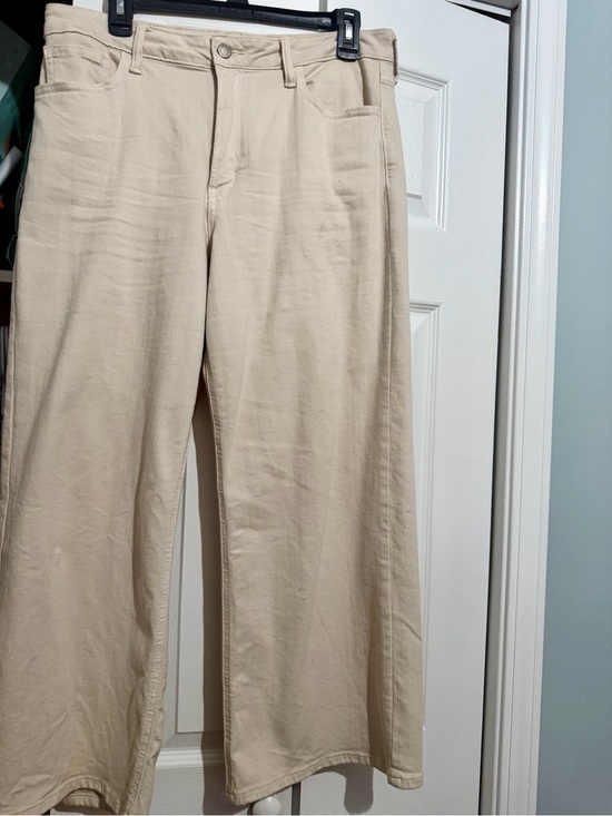 Just USA Pants - Just USA Beige Wide-Leg Trousers